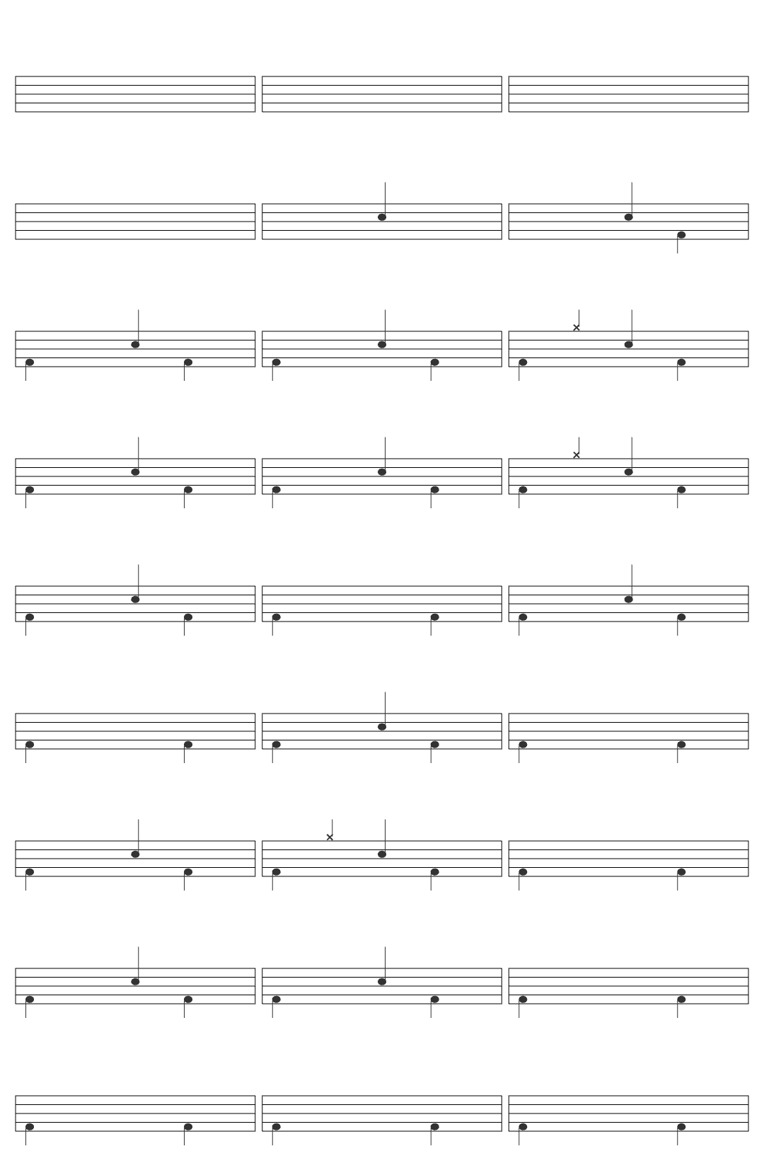 Travis Scott Travis Scott - MY EYES (Official Audio) drum sheet