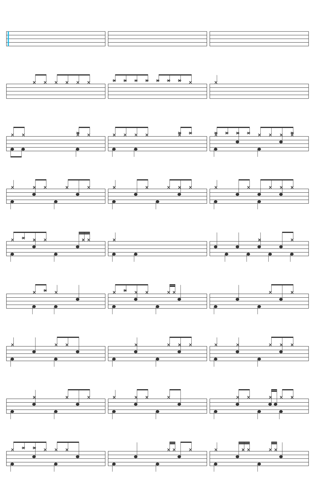 Eternal Sailor Moon (Cv Kotono Mitsuishi) Moonlight Densetsu drum sheet