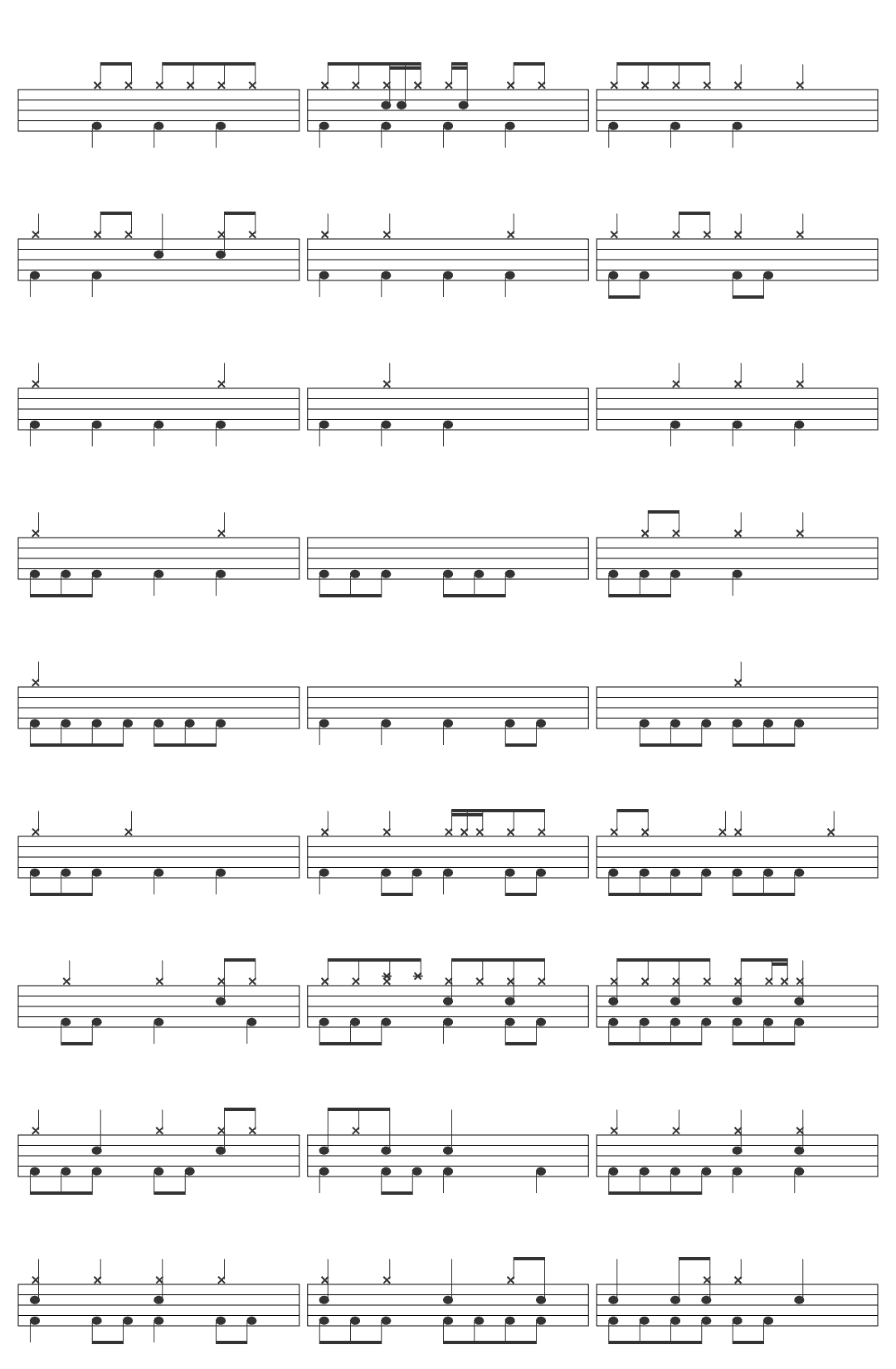 Simply the Best of the 60 s Jefferson Airplane - Somebody to Love drum sheet