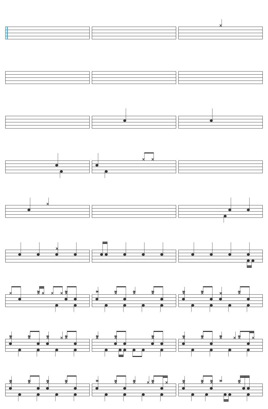 xaev the elon musk soundcloud acquisition drum sheet