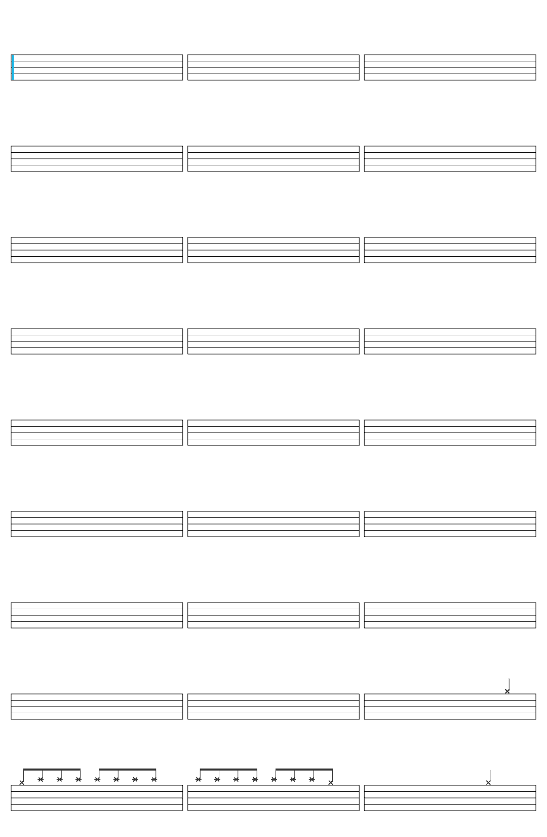 Oasis Stop Crying Your Heart Out - Remastered drum sheet