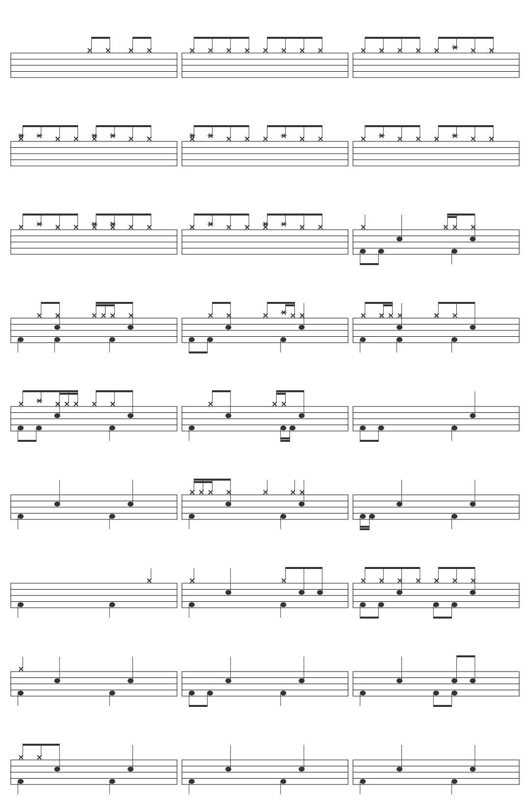 Sofia Isella SOFIA ISELLA - The Doll People (Official Lyric Video) drum sheet