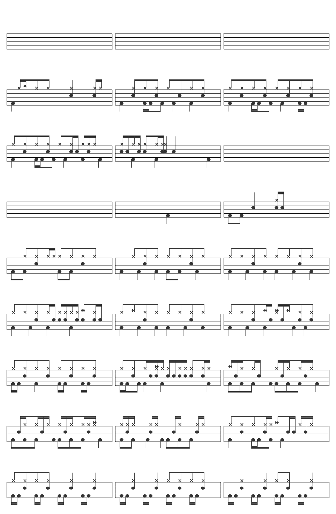 Nevember1 Zaradi upanja drum sheet