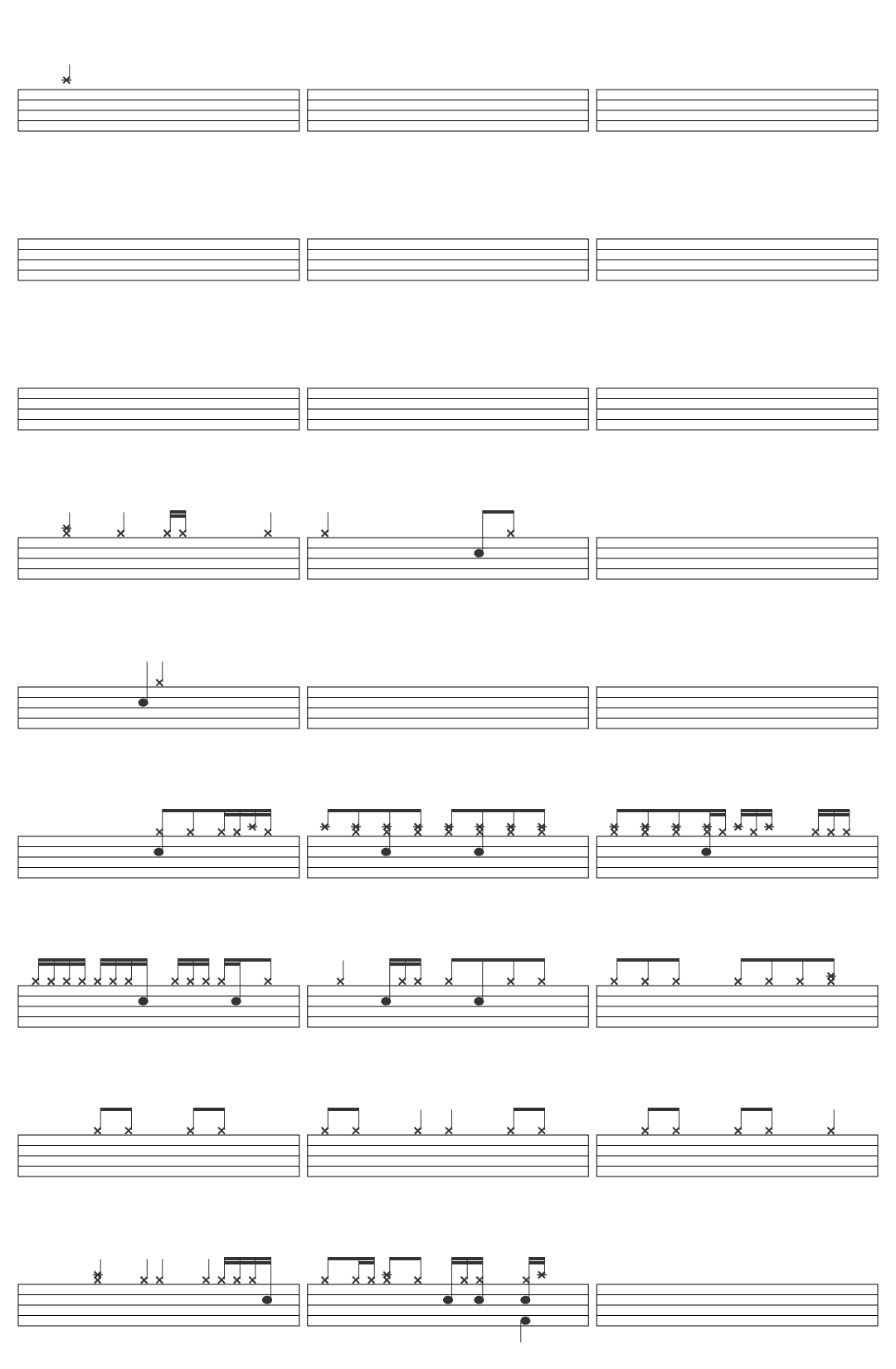 José José Oficial José José - El Triste en vivo drum sheet