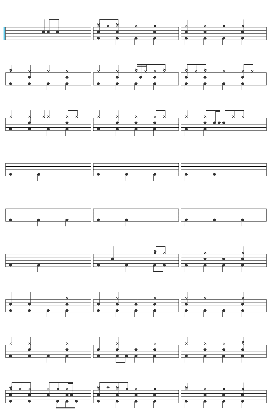 Kozak System Хто як не ти (Mood Video) drum sheet