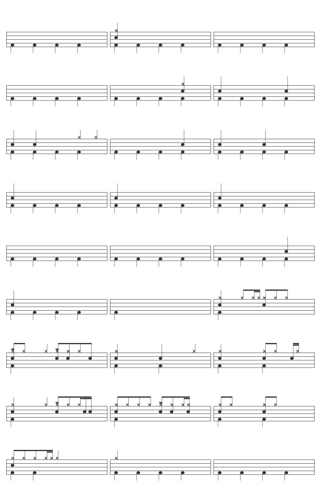 Sail North Sail North - Tale of The Shadow (Official Lyric Video) drum sheet