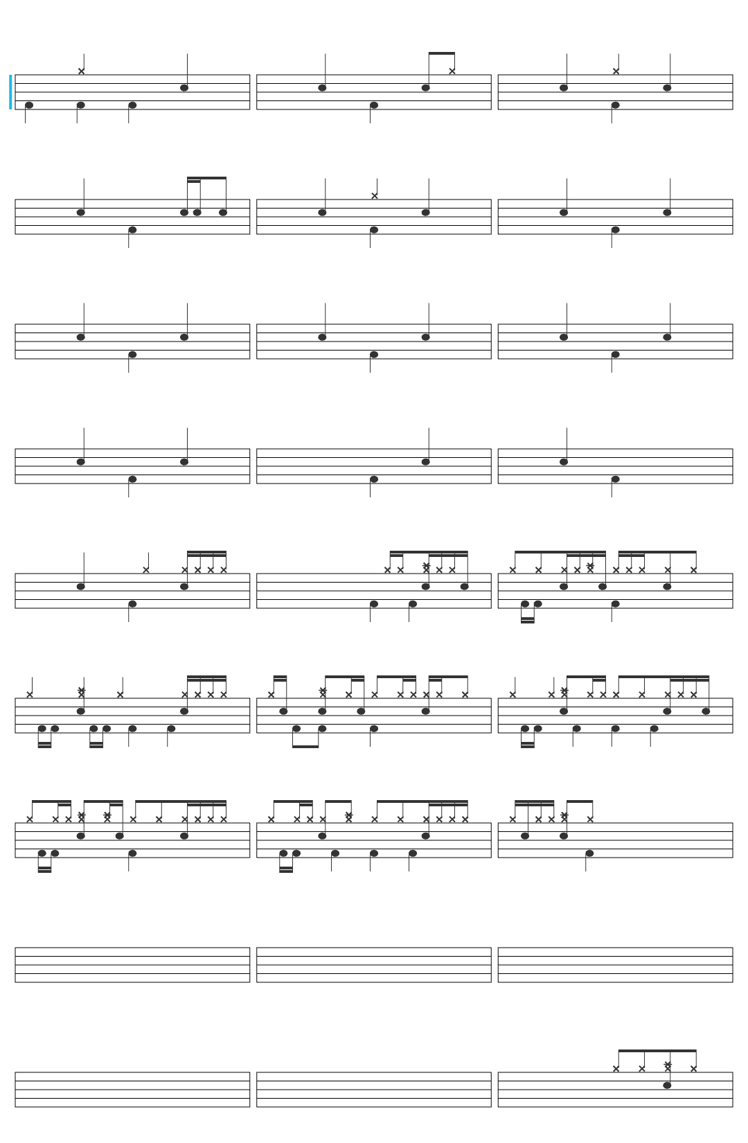 Indie Tribe., 116 nobigdyl. Team (feat. Mogli the Iceburg, DJ Mykael V & Jon Keith) drum sheet