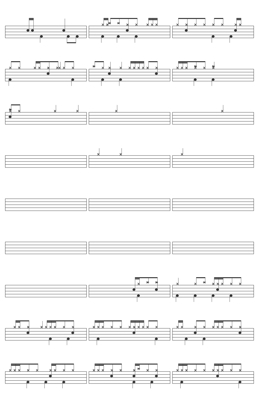 MarisaMonte Feliz, Alegre e Forte drum sheet