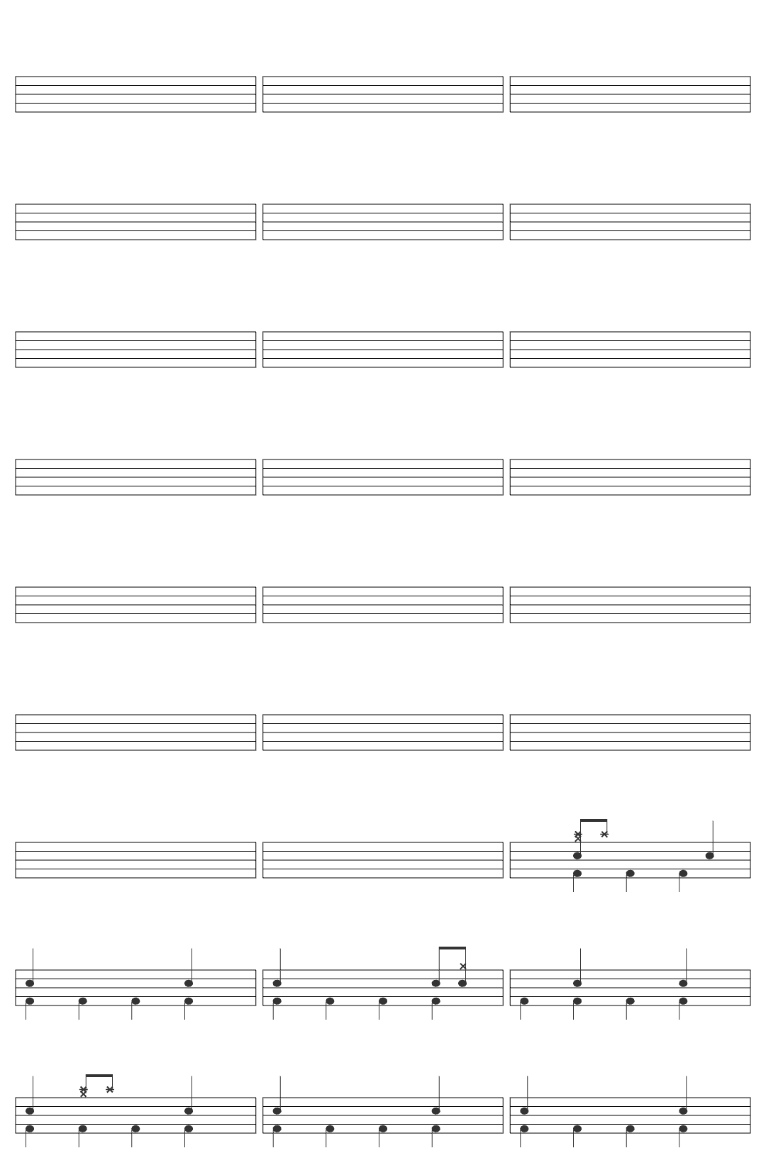 Avenged Sevenfold Avenged Sevenfold - Shepherd Of Fire [Official Music Video] drum sheet