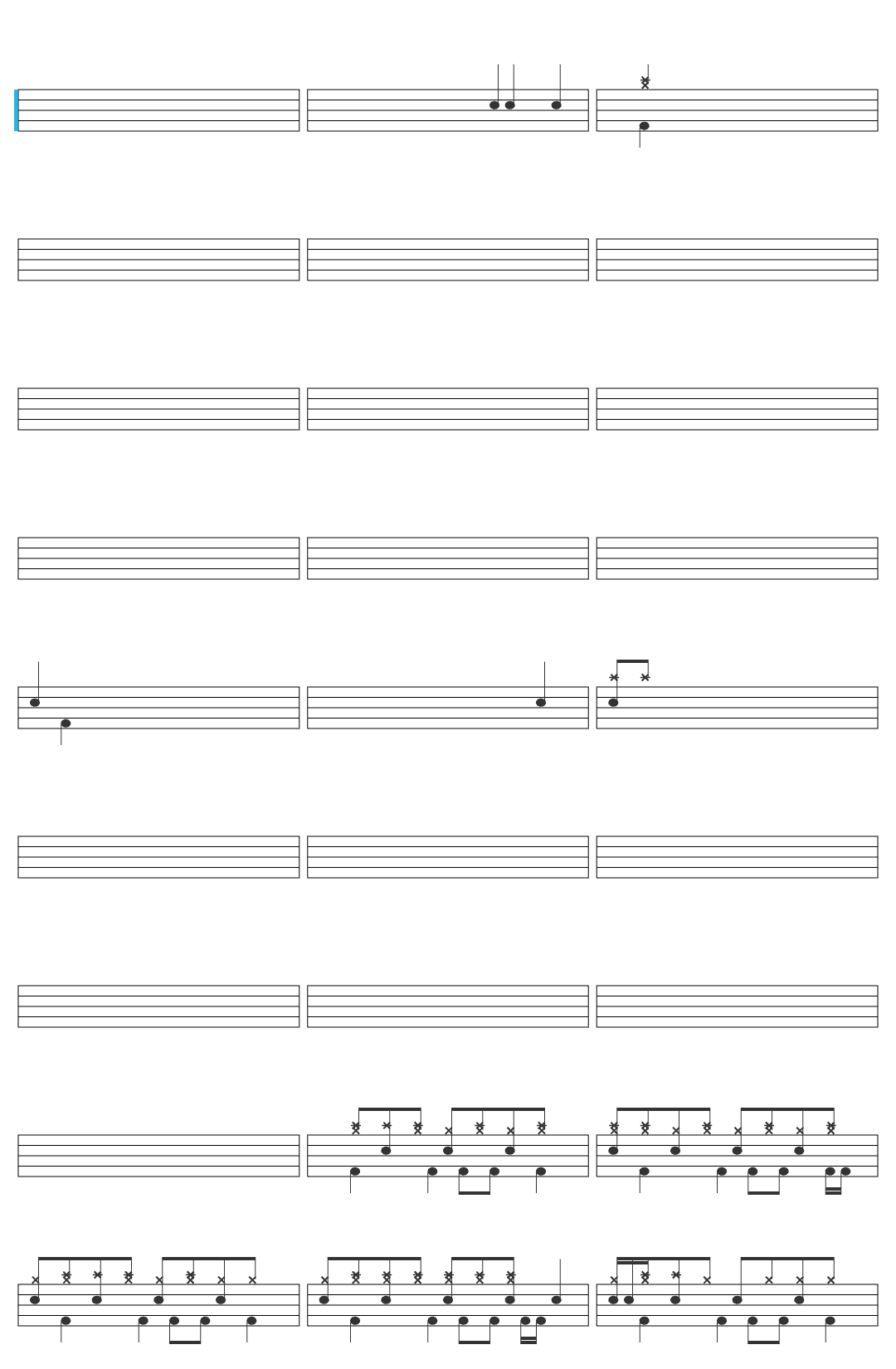 Linkin Park The Emptiness Machine  - Linkin Park-v2 drum sheet