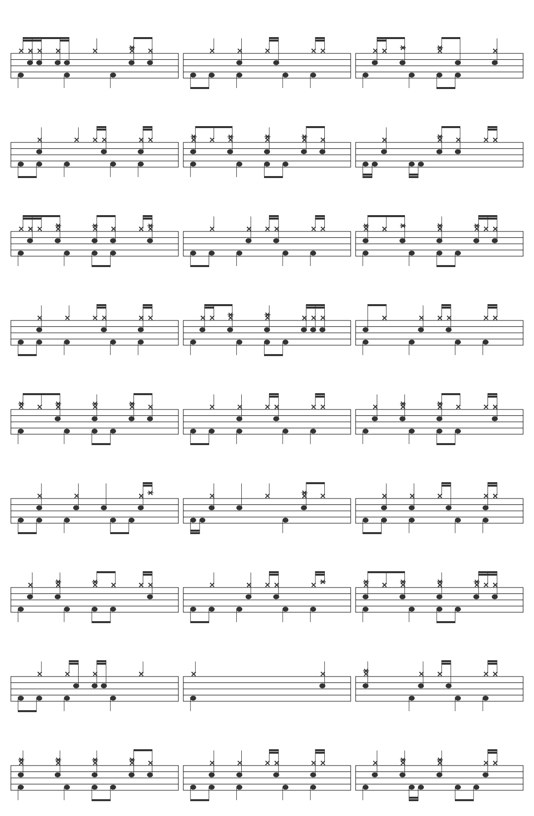 Os Barões Da Pisadinha Oficial Os Barões da Pisadinha - Já Que Me Ensinou a Beber (Áudio Oficial) drum sheet