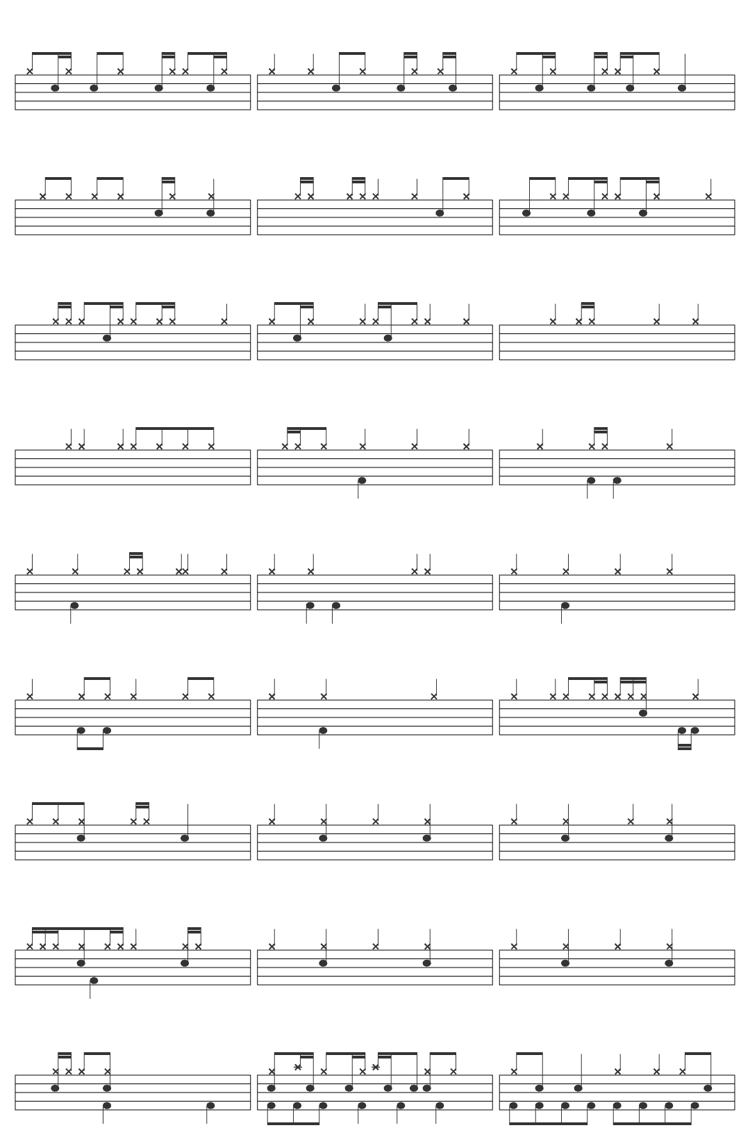 Bobby Darin Mack the Knife drum sheet