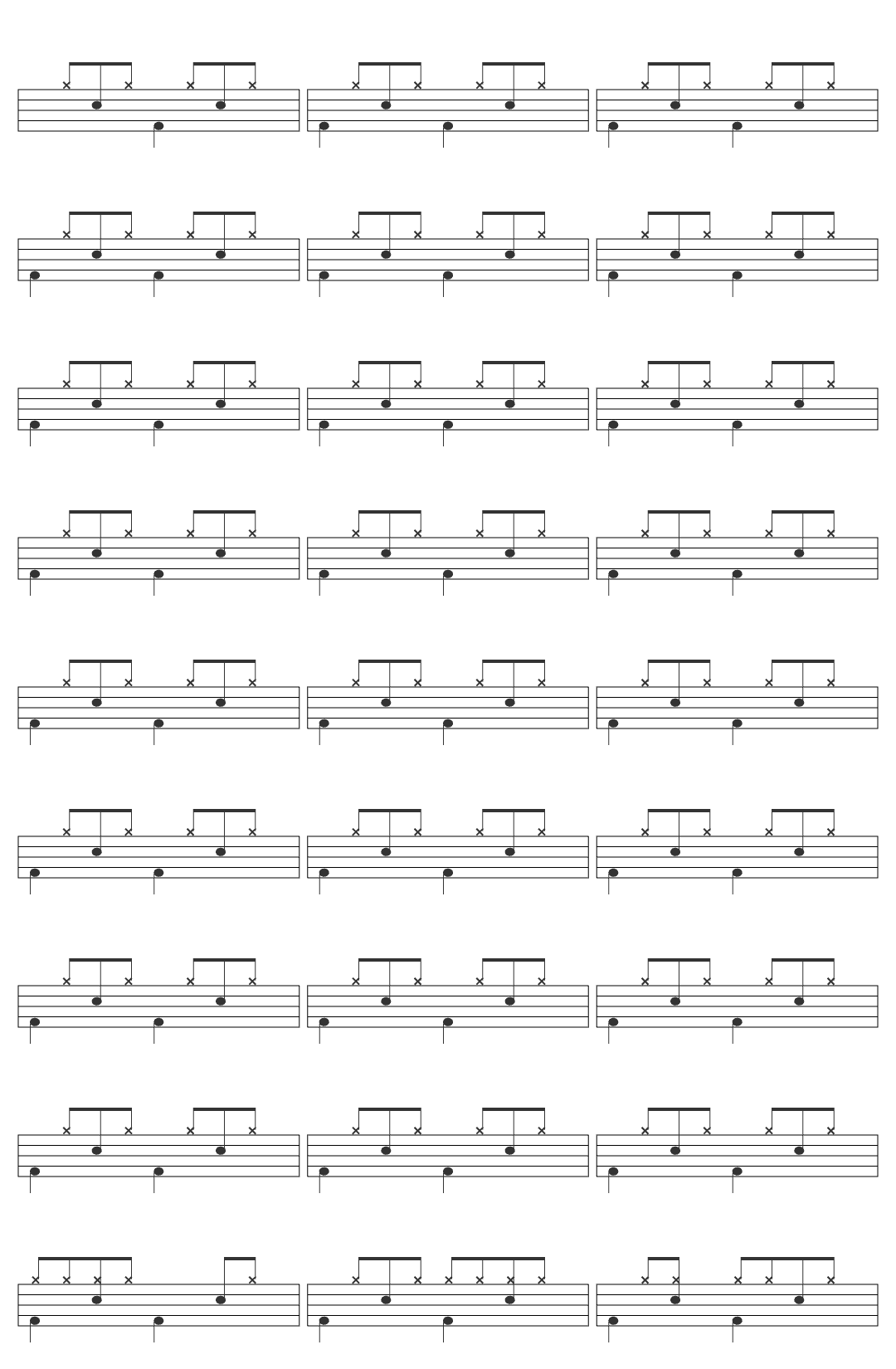 LYRICS GUIDE Vaundy - Odoriko (踊り子) (Lyrics) (Rom/Eng) drum sheet