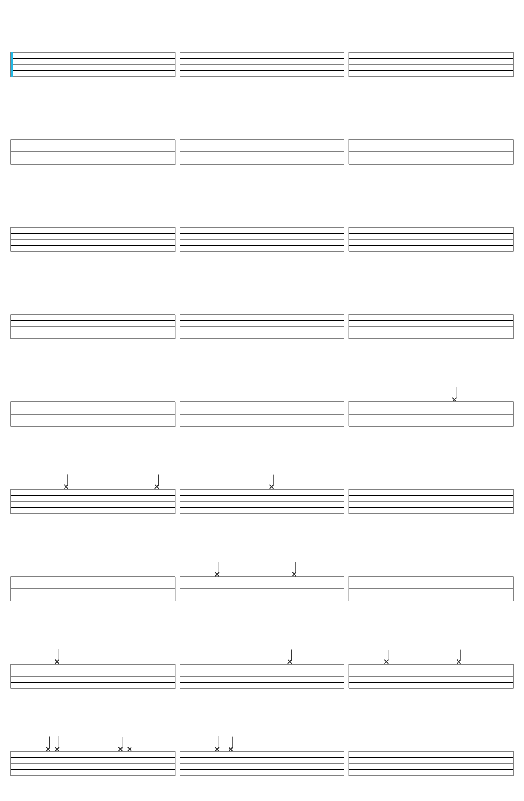 Opeth Soldier of Fortune drum sheet