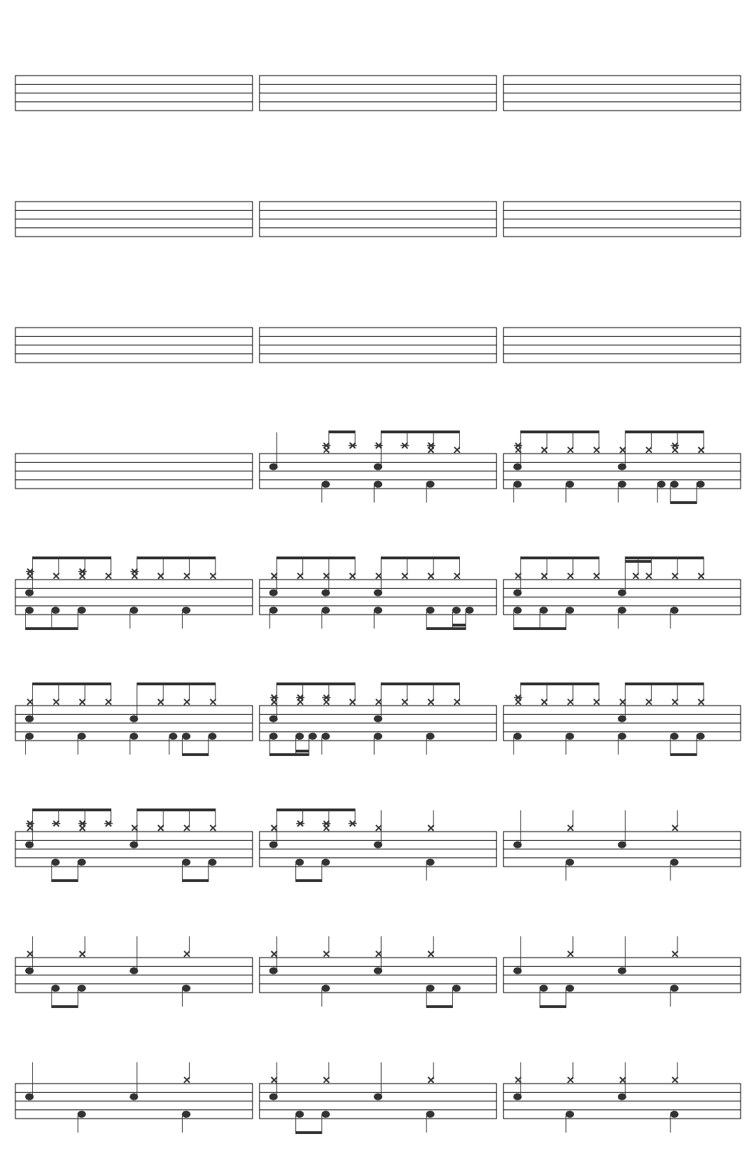 Nuclear Blast Records NIGHTWISH - Bye Bye Beautiful (OFFICIAL MUSIC VIDEO) drum sheet