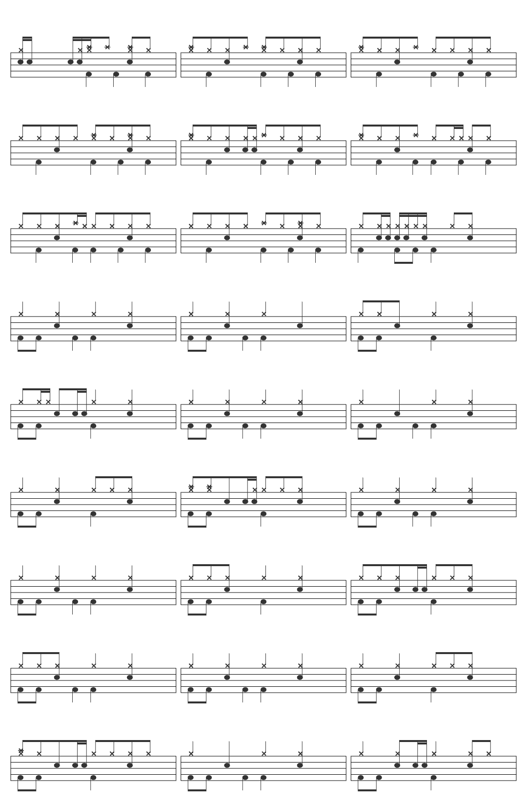 V It′s Definitely You drum sheet