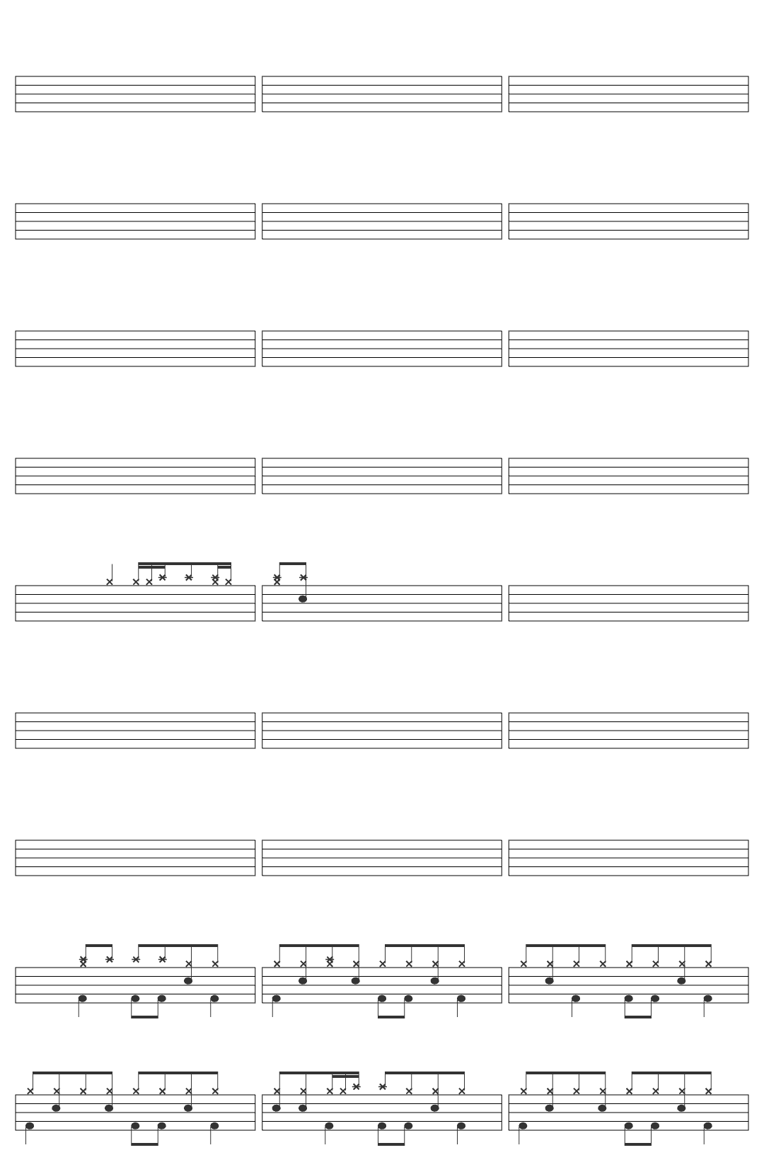 Turnstile TURNSTILE - MYSTERY (Audio) drum sheet