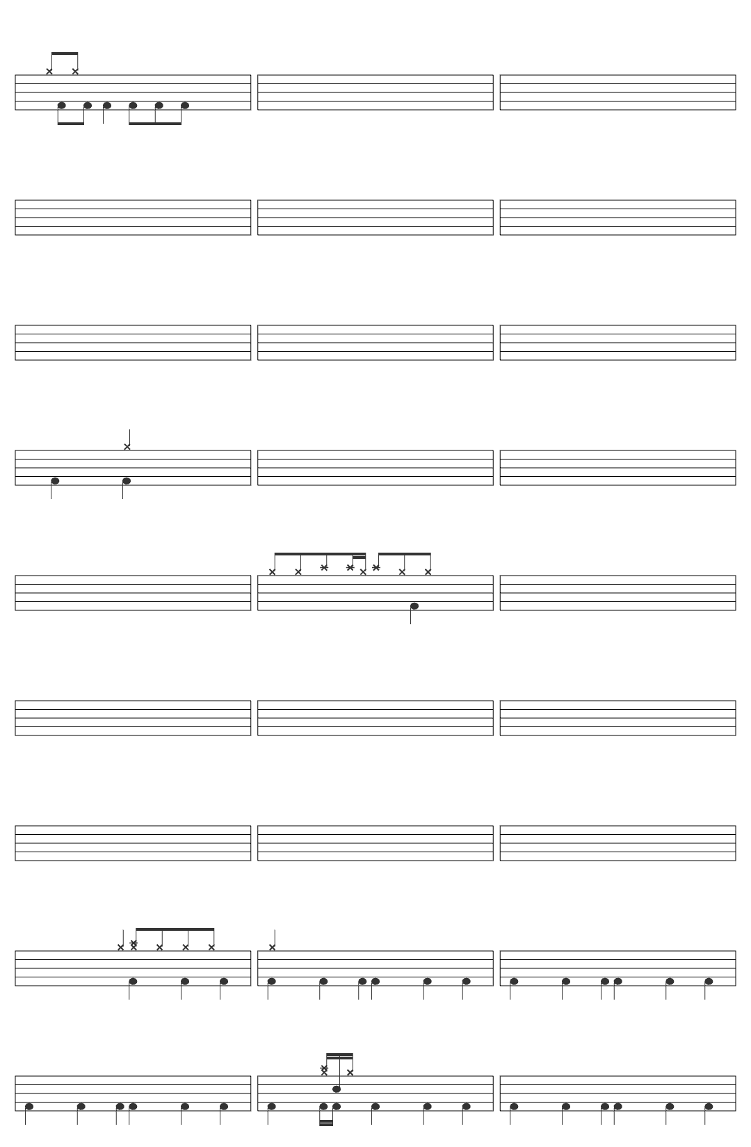 Alessandra Mele Alessandra - Queen of Kings (Official Music Video) drum sheet