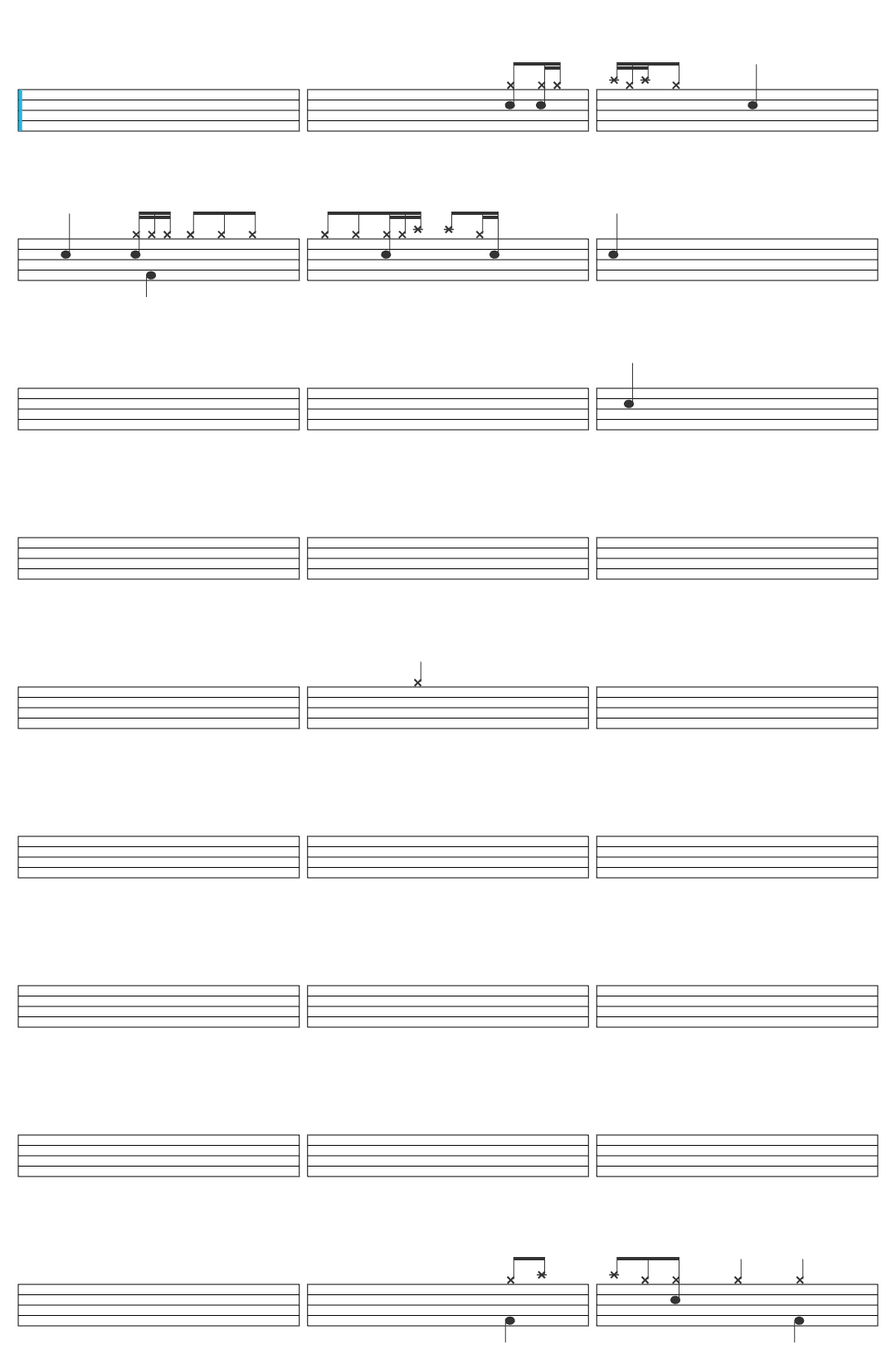 Green Day   Boulevard Of Broken Dreams  [4K Upgrade] drum sheet