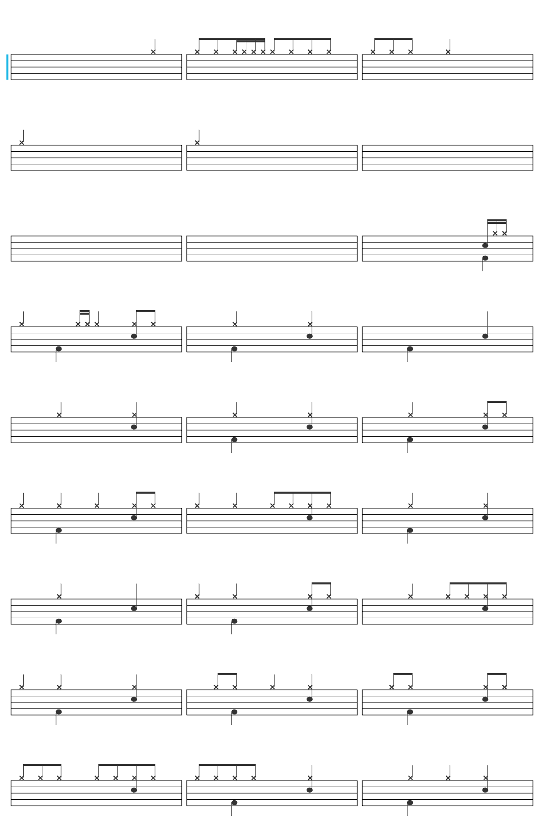 GTS feat. MELODIE SEXTON BLACK & RARE GROOVE [GROOVE THAT SOUL MIX] drum sheet