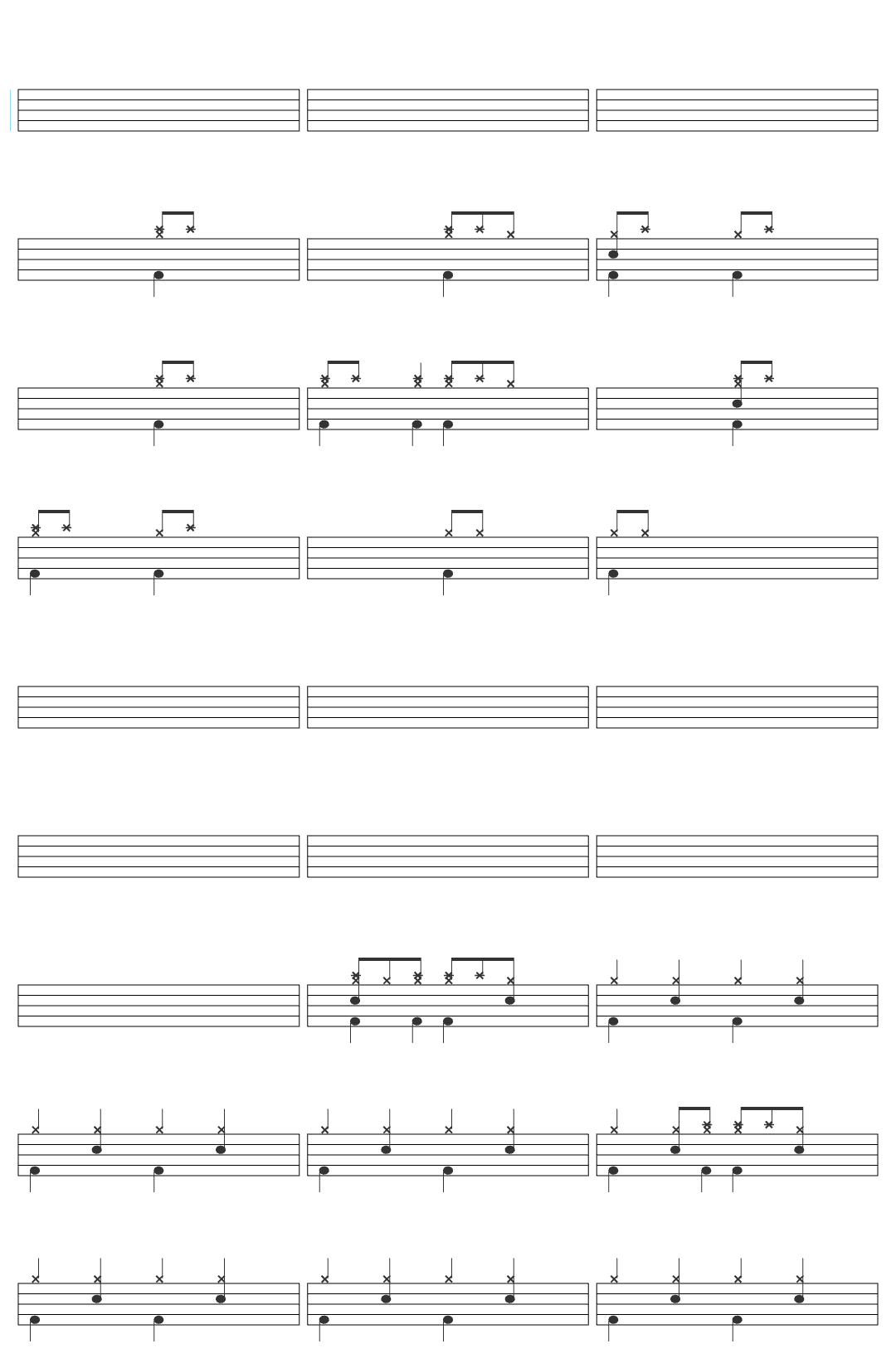 Retrofile Disconnected-v2 drum sheet