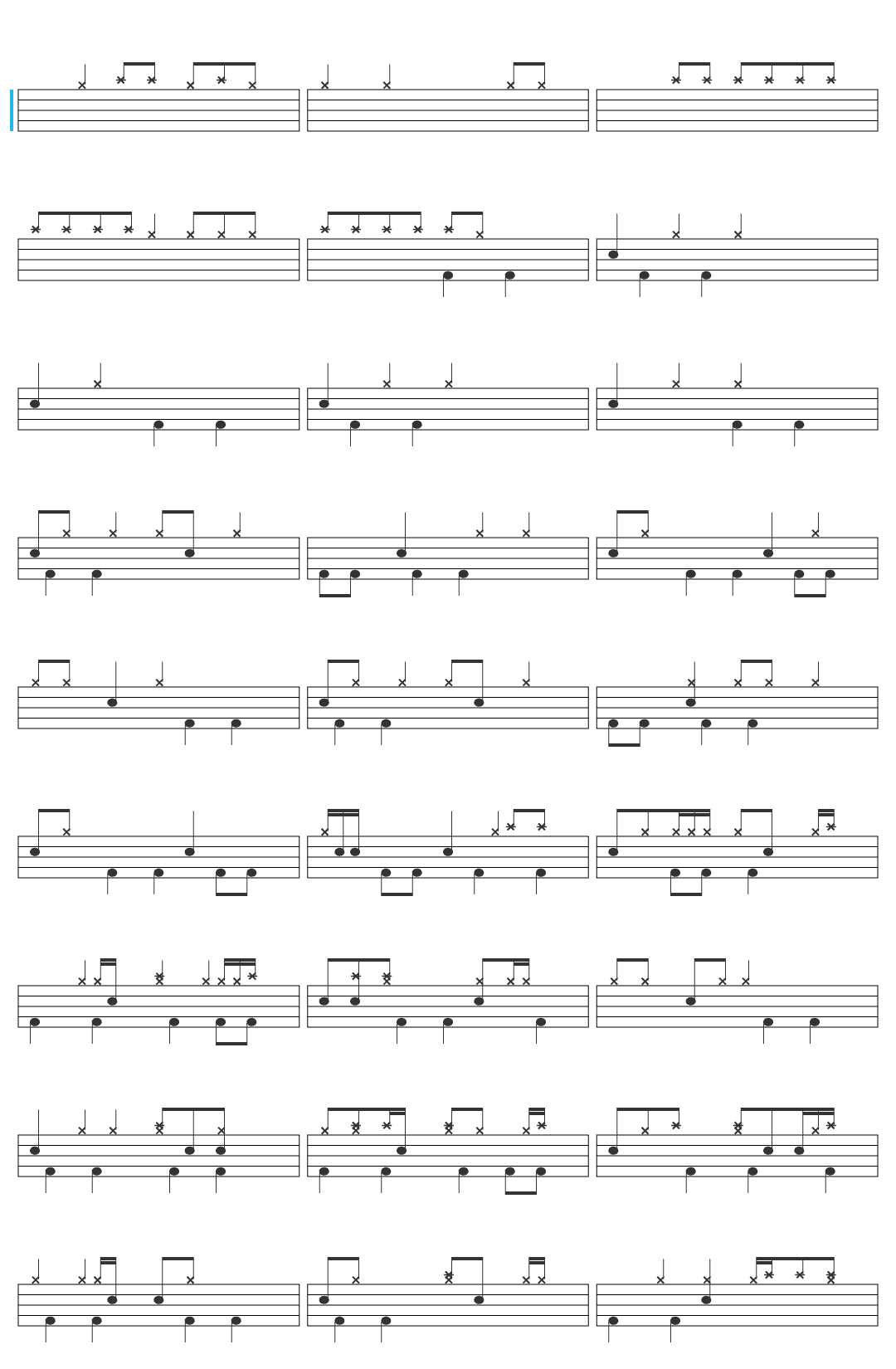 CONSTANCE 康堤 一律建議分手 stop calling!! CONSTANCE 康堤 一律建議分手 stop calling!! drum sheet