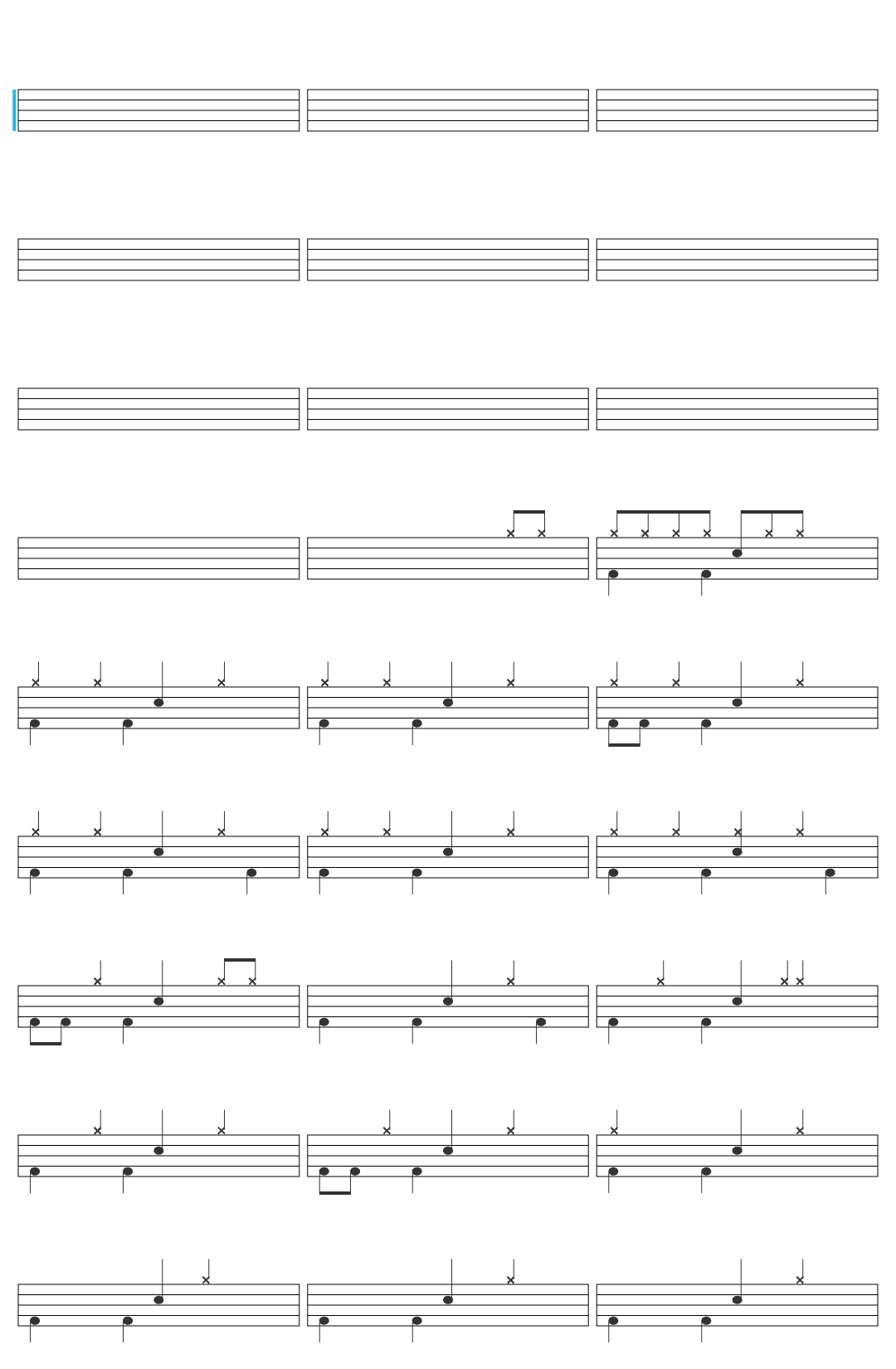 Alexandra Savior Hark! drum sheet