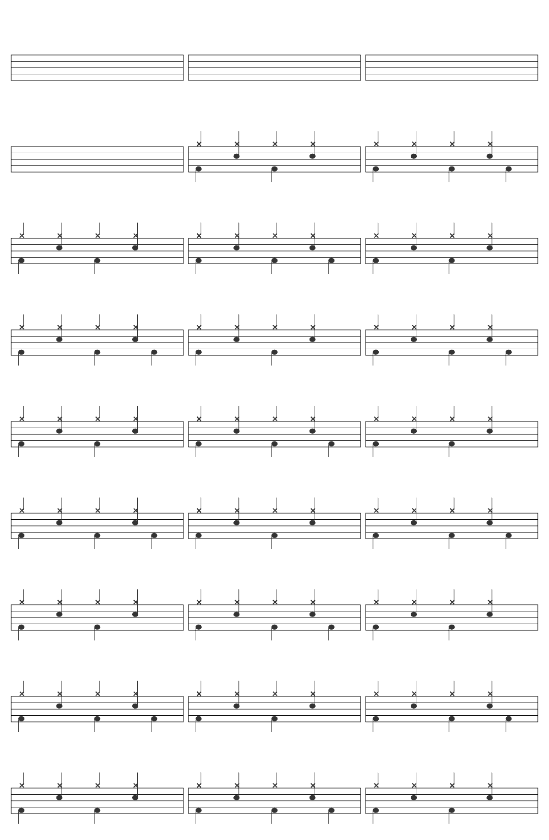 Taylor Swift Opalite drum sheet