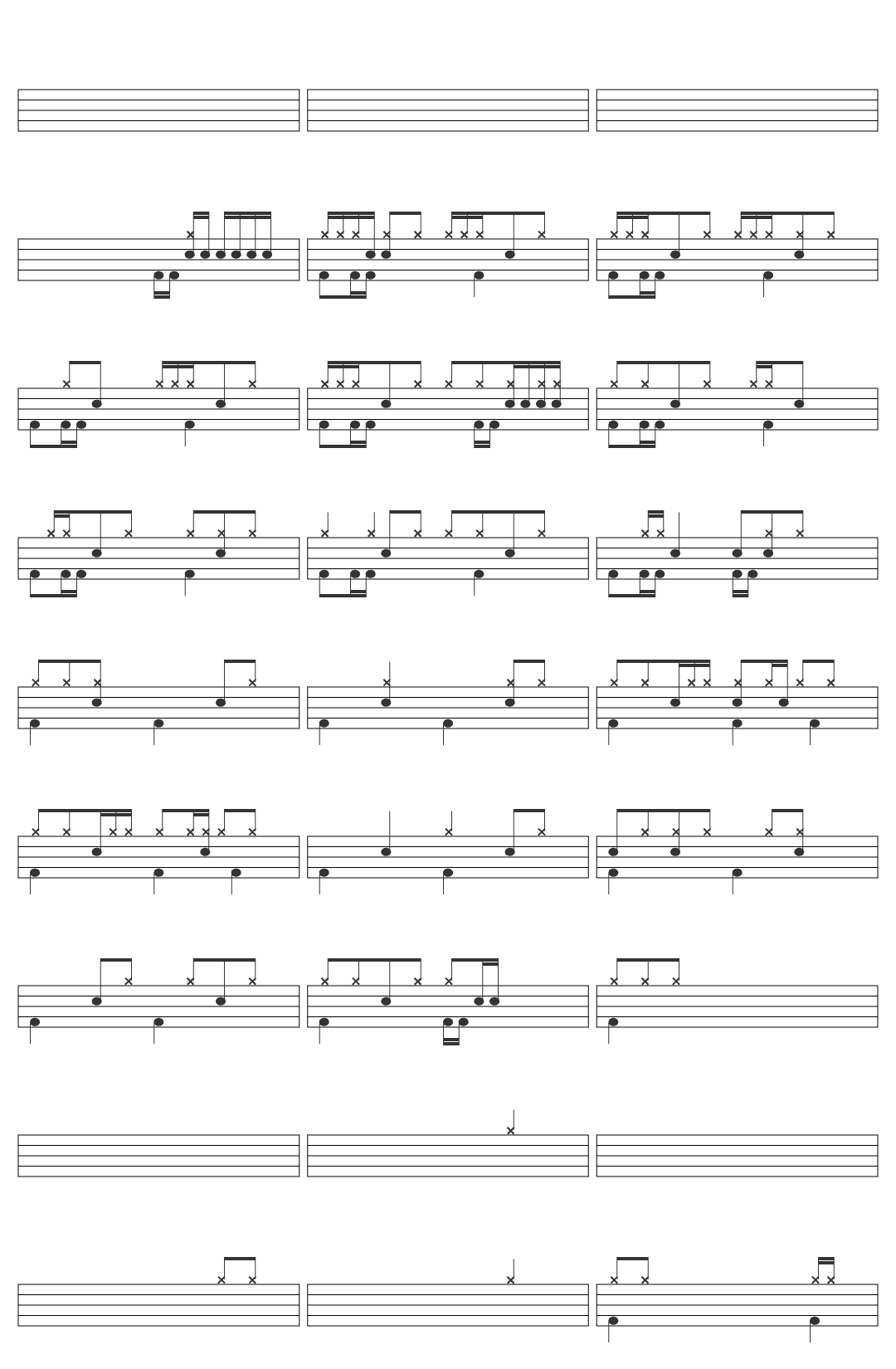 Spirit Move Lyric Kalley Heiligenthal | Have It All drum sheet