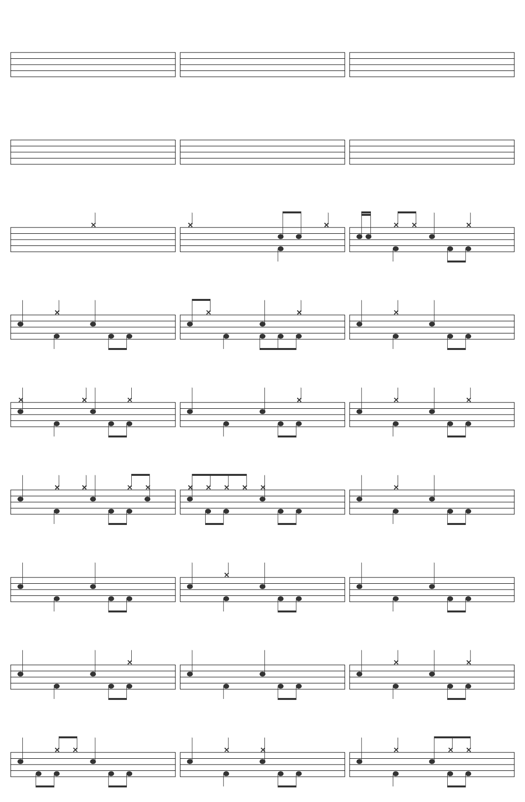 Los Enanitos Verdes Enanitos Verdes Tu Carcel En Vivo Desde Mexico 2004 drum sheet