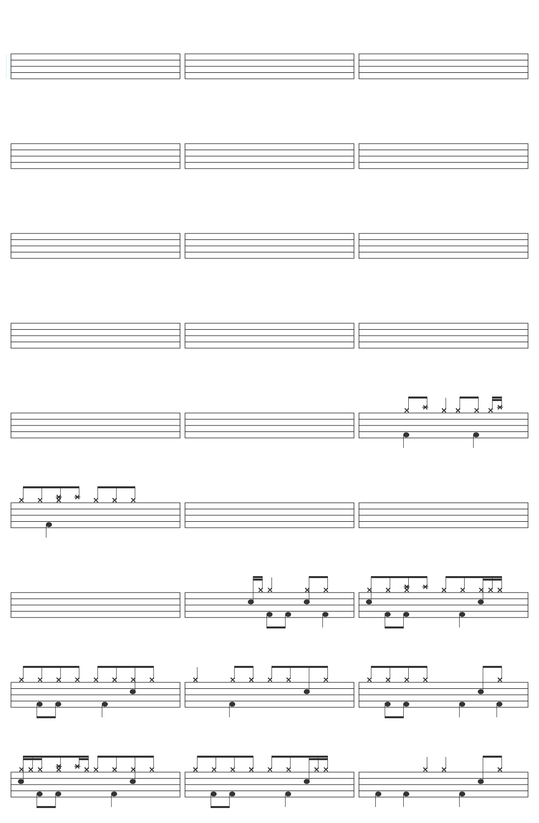 Relient K I Celebrate the Day drum sheet