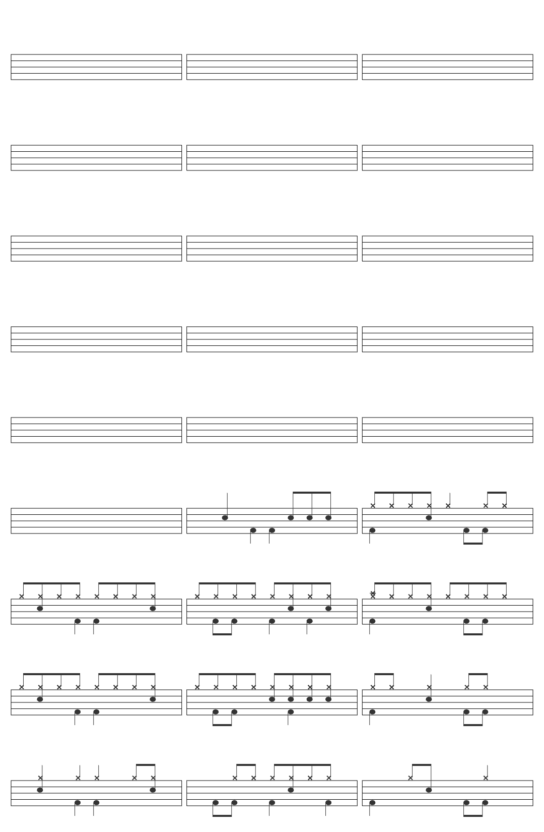 Dallas Smith Classic-v3 drum sheet