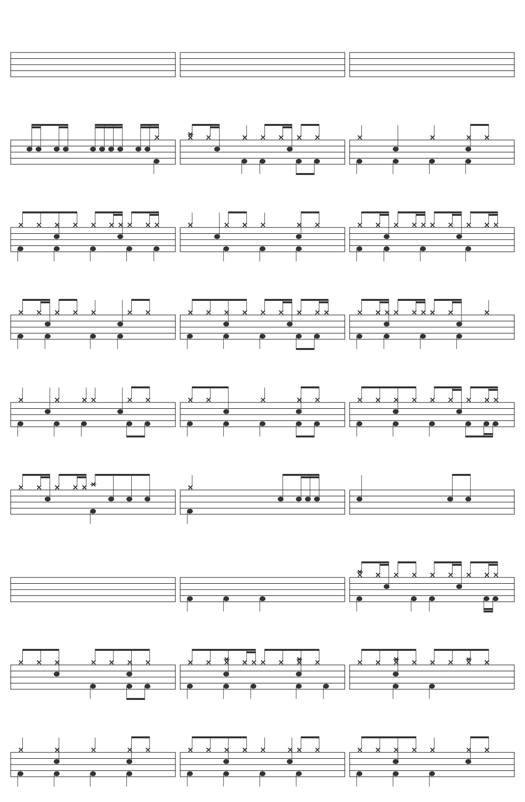 Elvis Presley Santa Claus Is Back In Town drum sheet