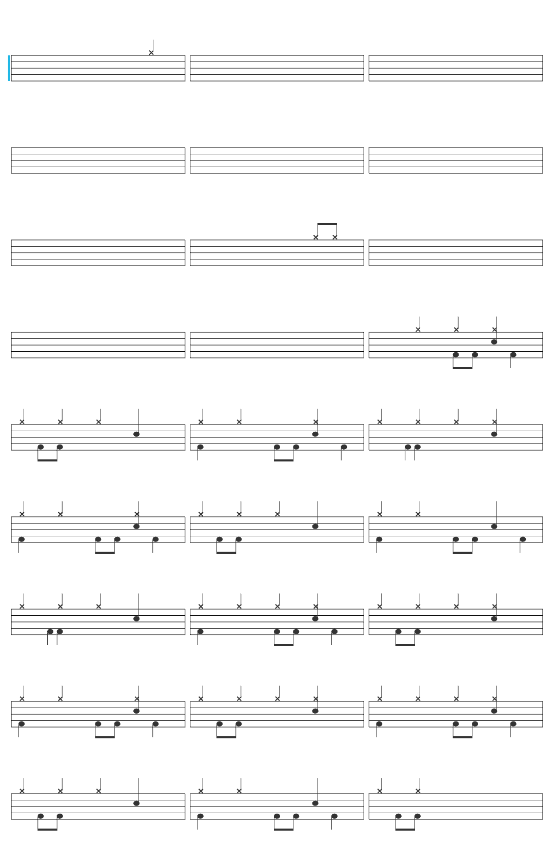 Steady Co. Only Holy Story-v2 drum sheet