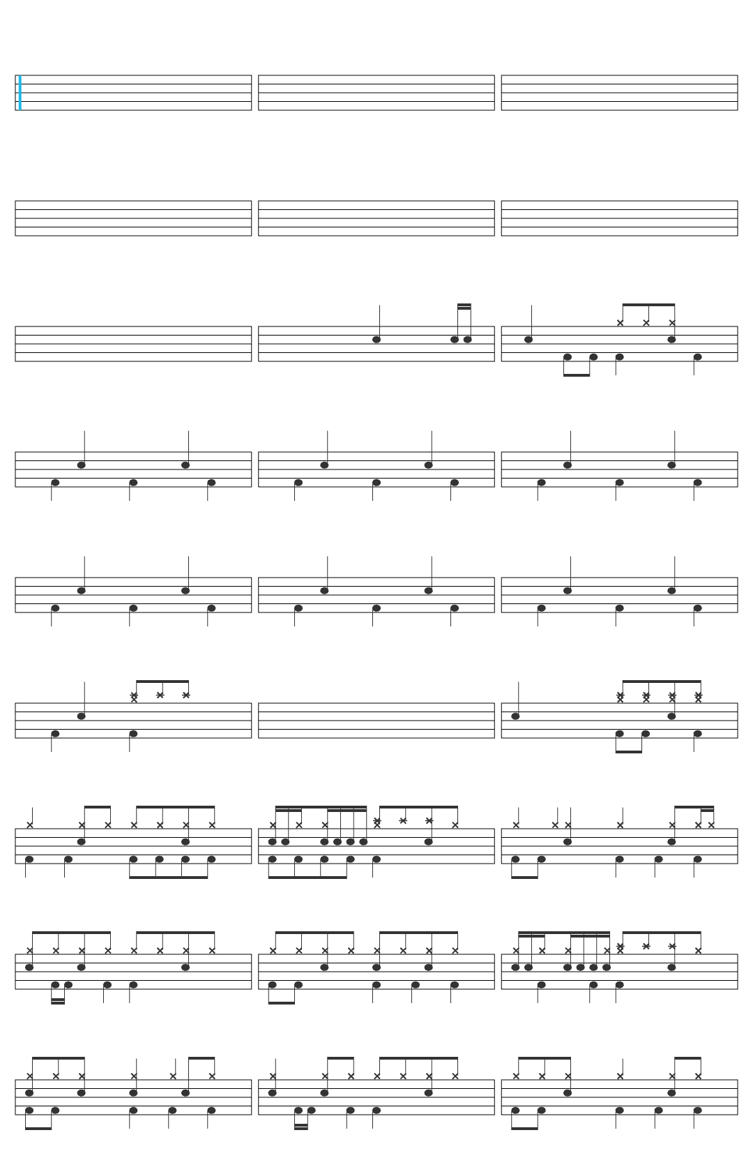 Boston More Than a Feeling-v3 drum sheet