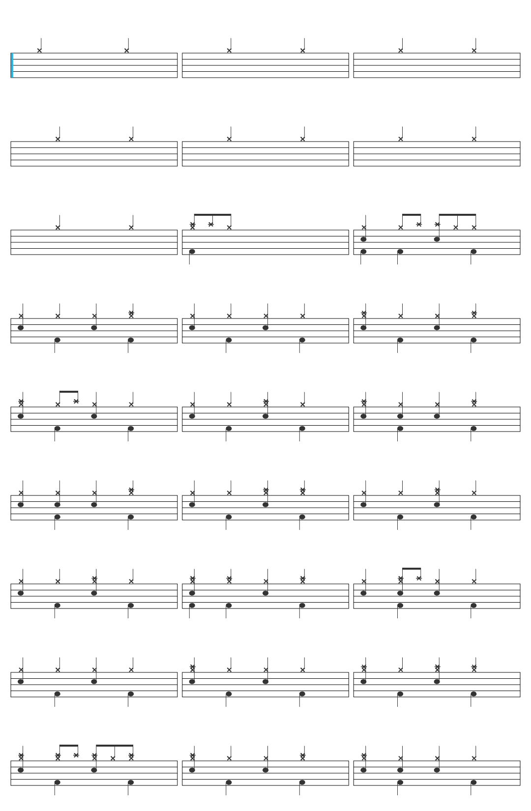 AC DC Moneytalks-v2 drum sheet