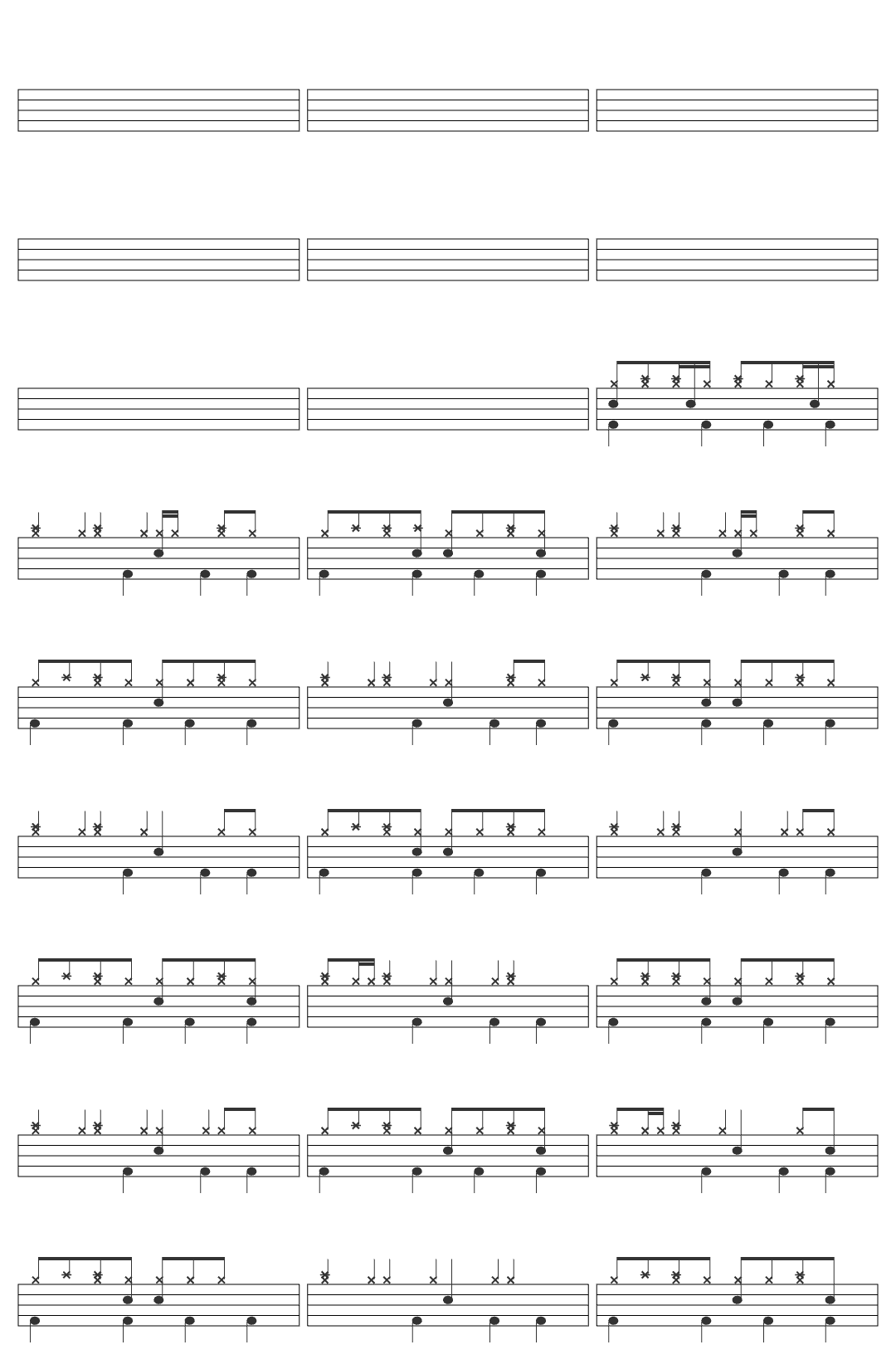 Santigold Disparate Youth drum sheet