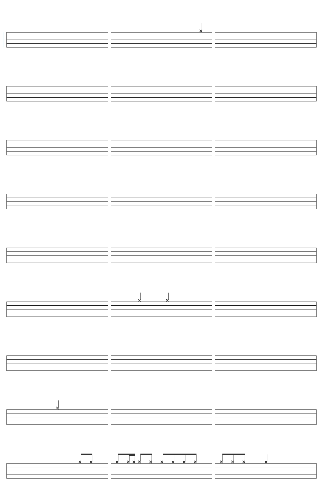 Sergey Lazarev You are the only one drum sheet