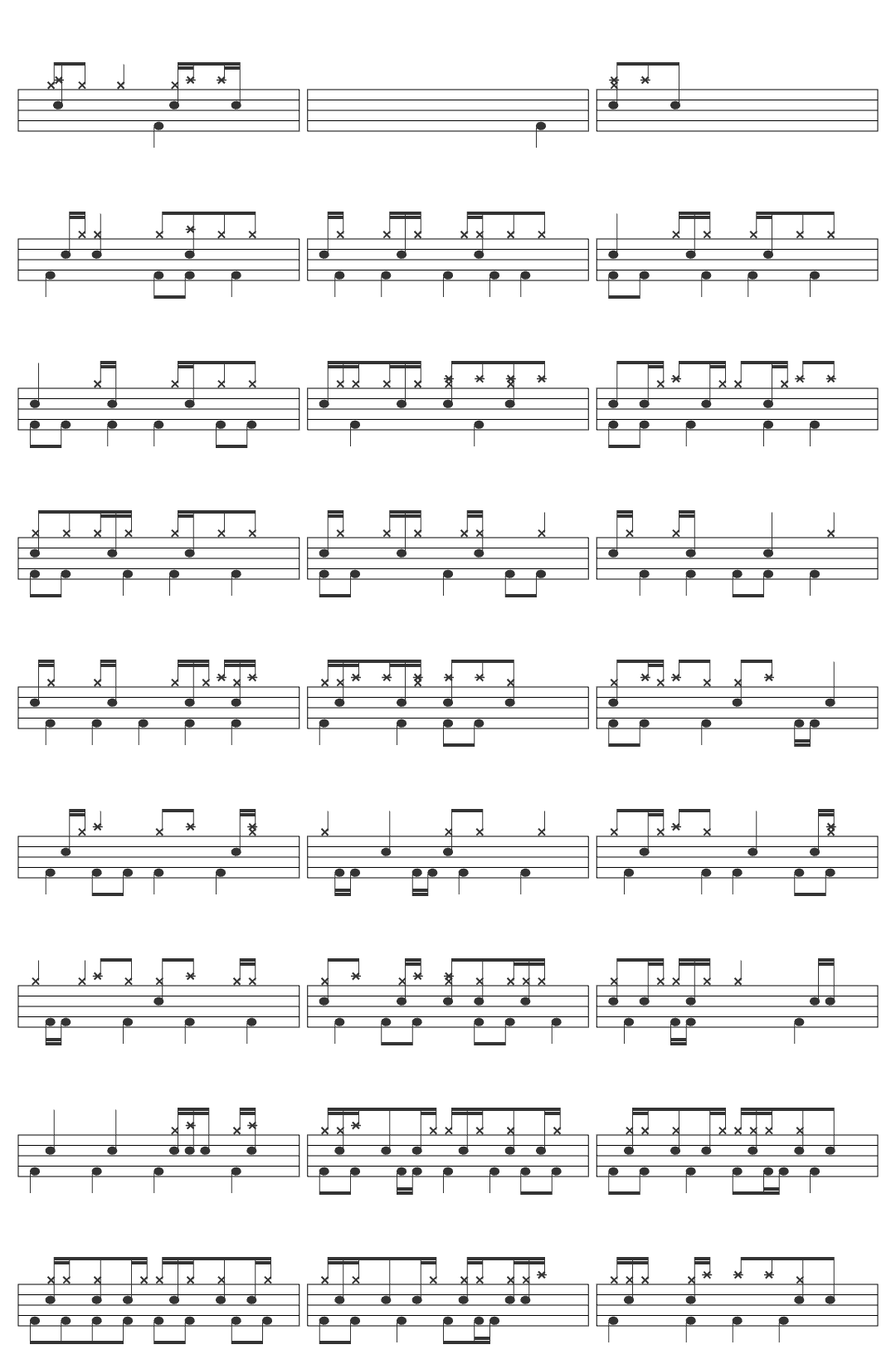 Nintendo. Now or Never! Splatoon 2 OST drum sheet