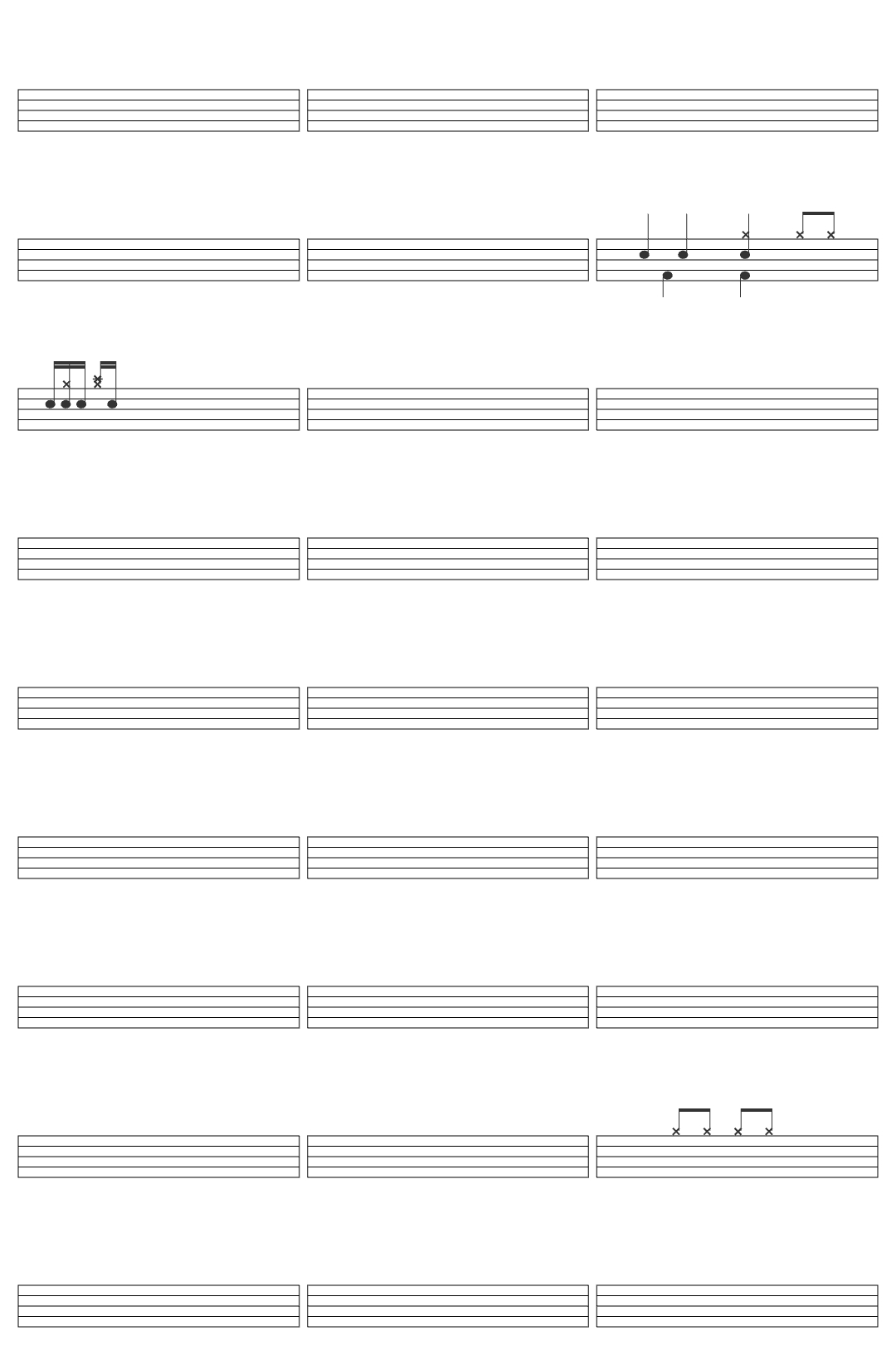 Cocomelon Happy Birthday Song-v2 drum sheet