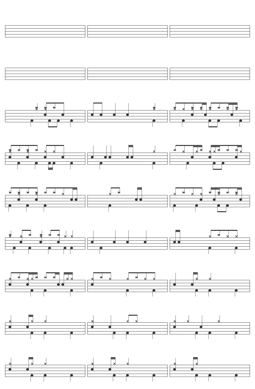 System Of A Down Toxicity-v26 drum sheet