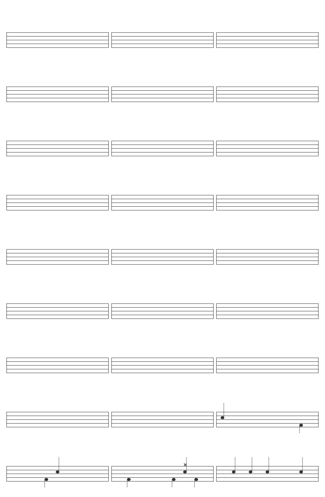 Chonny Jash Dream Tally Hall Cover w/ New Lyrics drum sheet