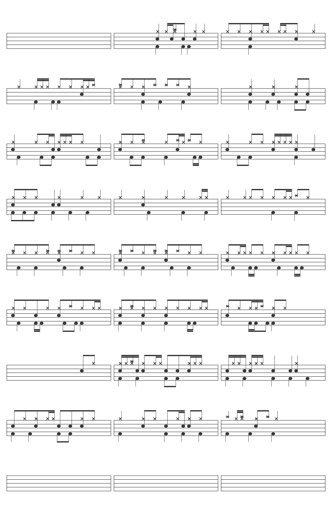 Dead By Daylight Dead by Daylight | Tome 9: CRESCENDO Reveal Trailer drum sheet