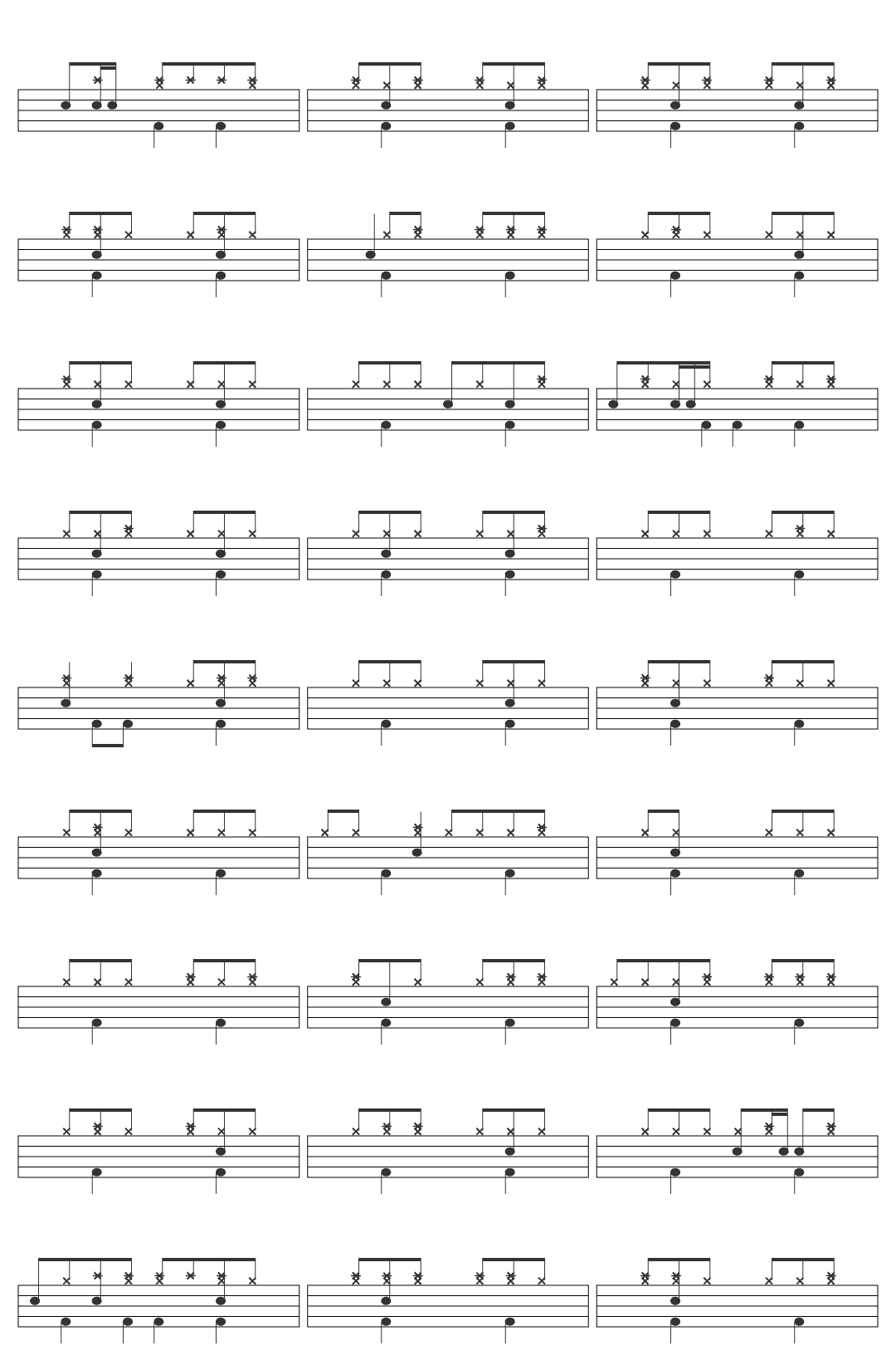 J Boog Sunshine Girl feat. Peetah Morgan drum sheet