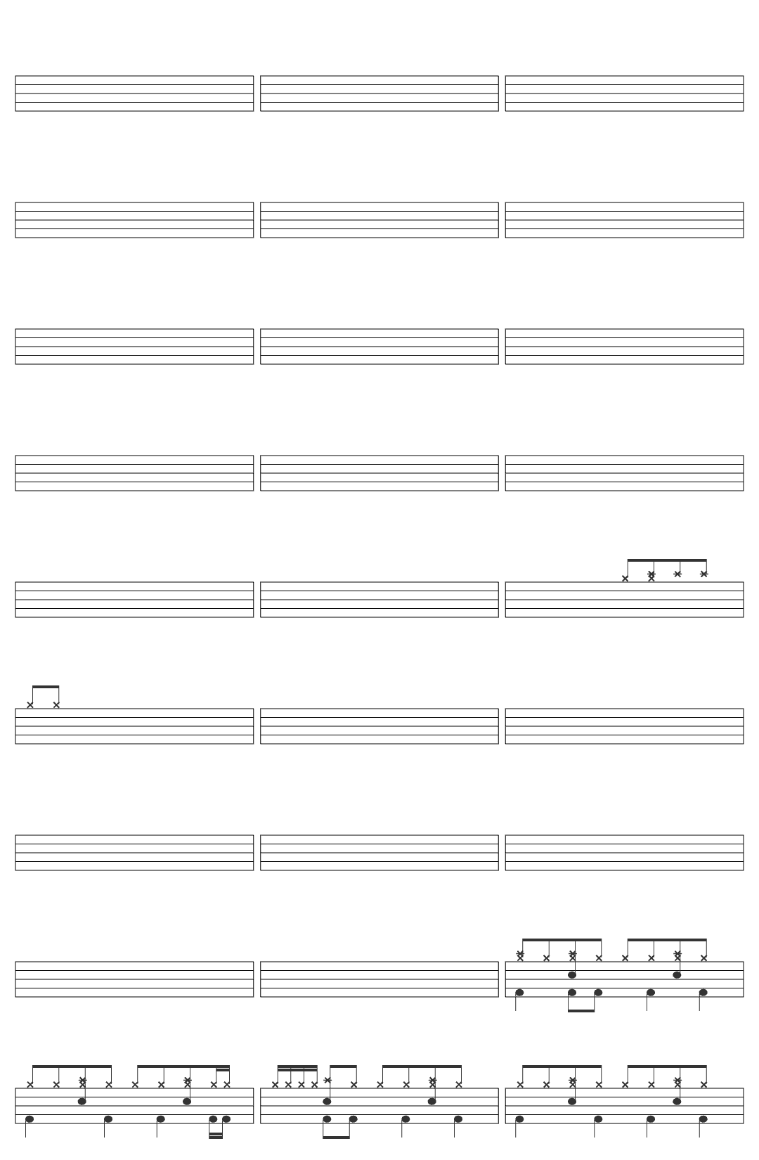 Jubin Nautiyal Tum Mere Ho drum sheet