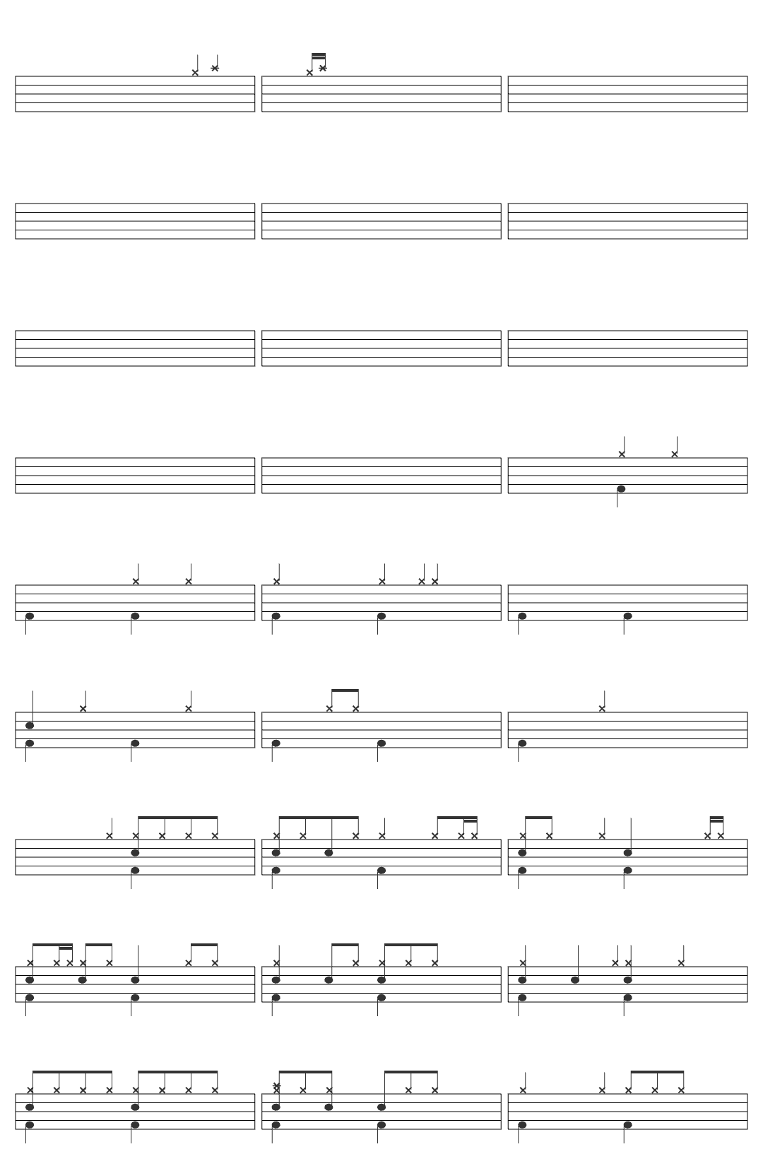 Juf Roos Zing mee met • Olifantje in het Bos • Liedje drum sheet