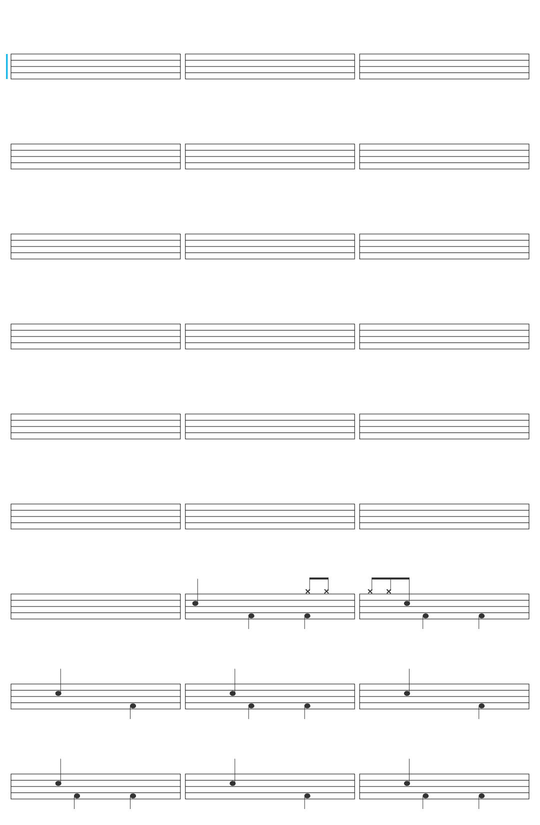 Lynyrd Skynyrd The Ballad Of Curtis Loew drum sheet