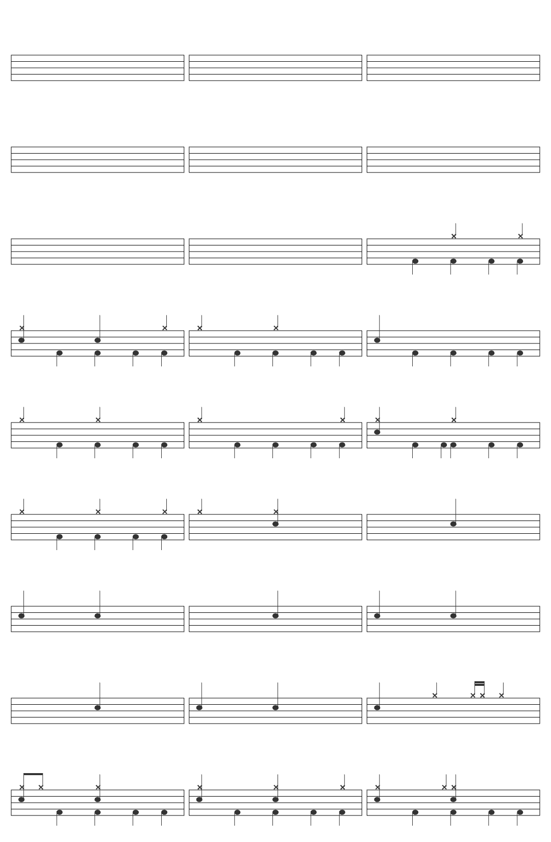 Shawn Mendes Lost in Japan drum sheet