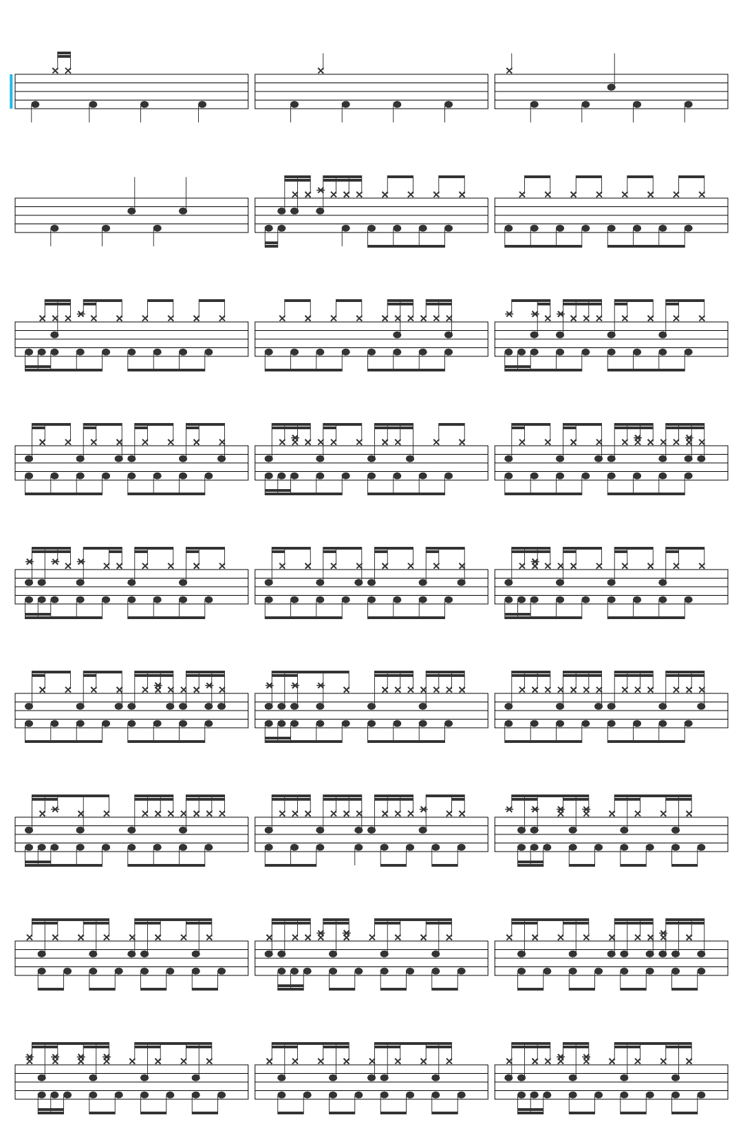 Dimrain47 Surface-v5 drum sheet