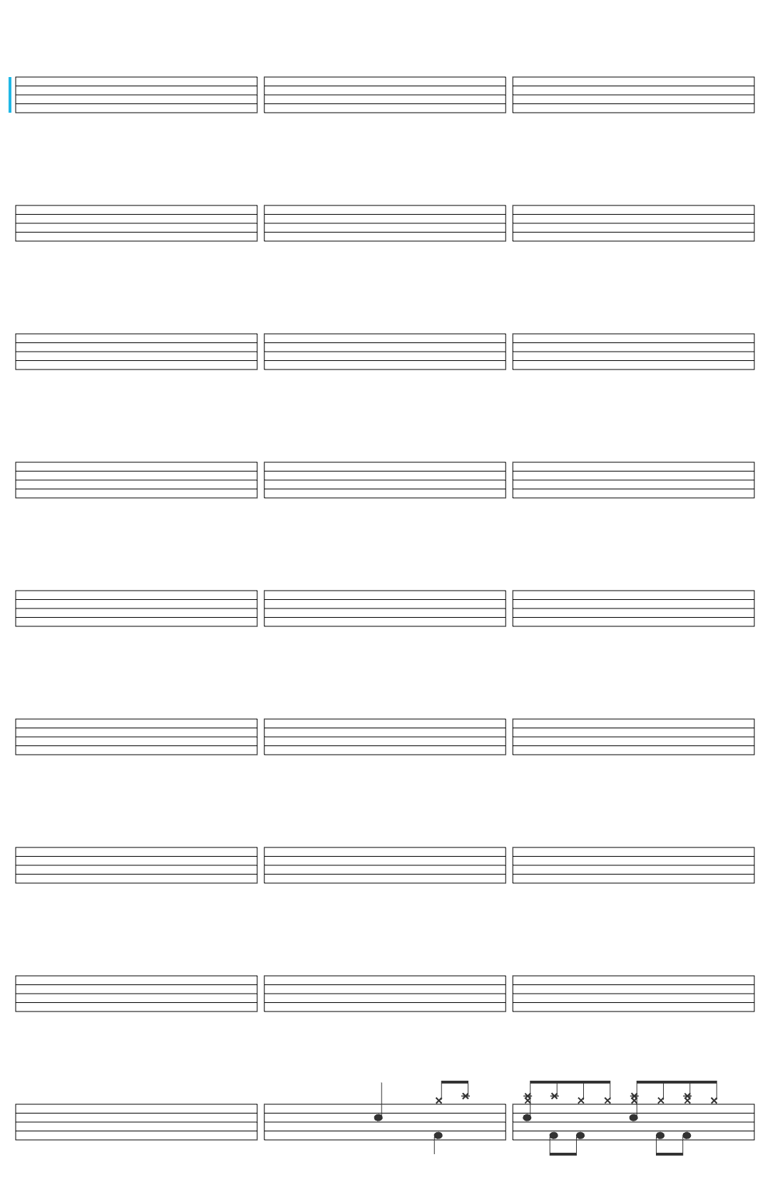 Meat Loaf You Took the Words Right Out of My Mouth Hot Summer Night drum sheet